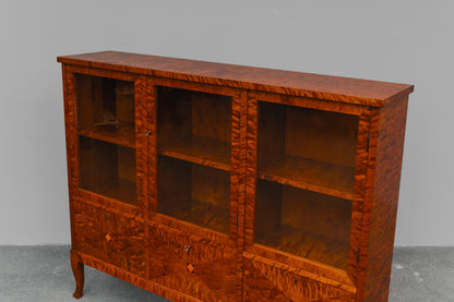 Jugendstil Bücherschrank in Birke - Anfang des 20.Jahrhunderts