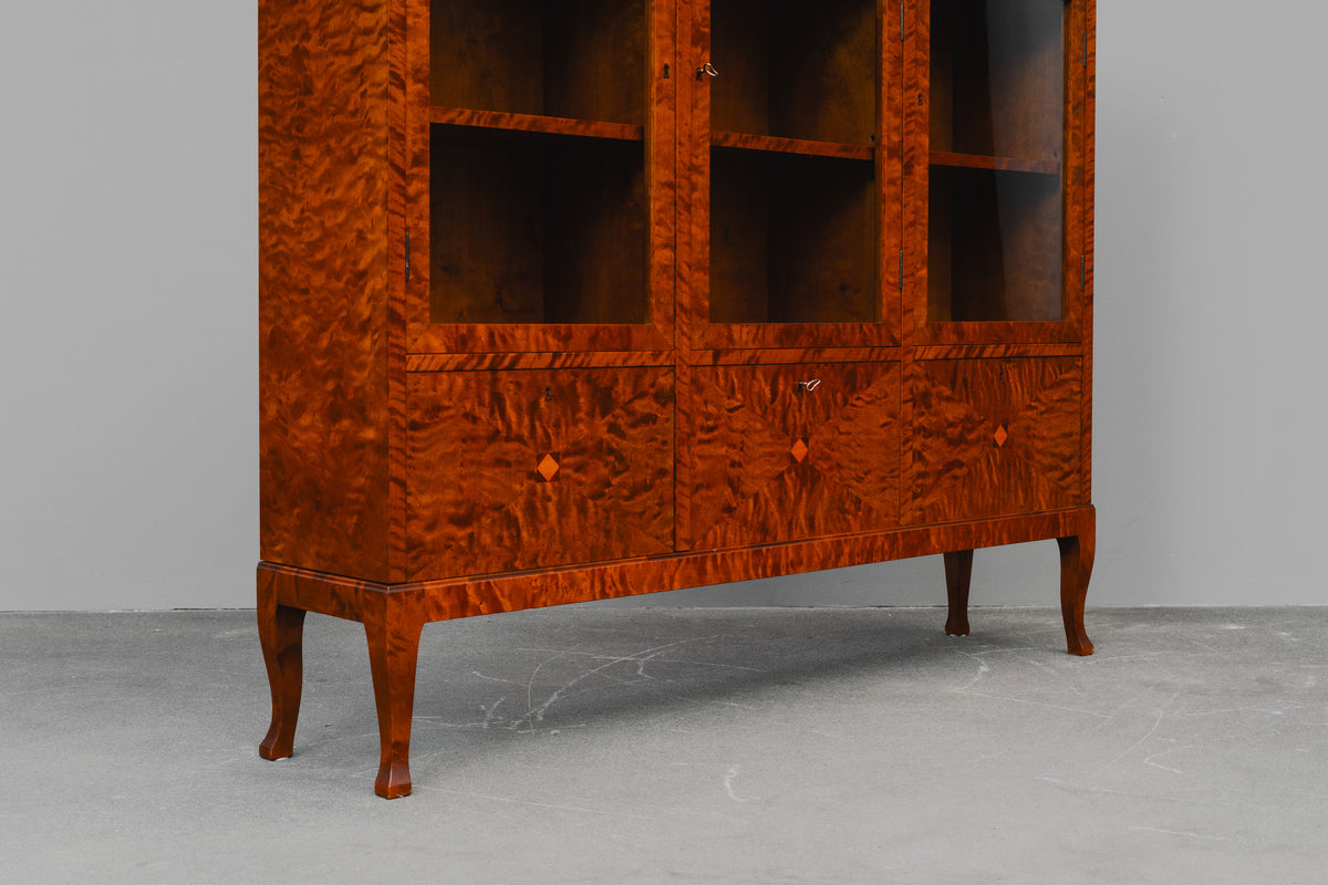 Jugendstil Bücherschrank in Birke - Anfang des 20.Jahrhunderts