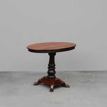 Salontisch im Biedermeier Stil in Mahagoni - zweite Hälfte des 20.Jahrhunderts