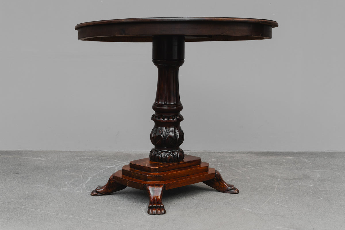 Salontisch im Biedermeier Stil in Mahagoni - zweite Hälfte des 20.Jahrhunderts