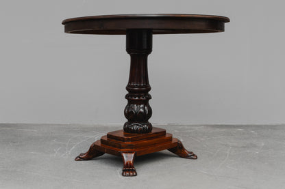 Salontisch im Biedermeier Stil in Mahagoni - zweite Hälfte des 20.Jahrhunderts