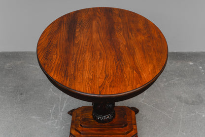 Salontisch im Biedermeier Stil in Mahagoni - zweite Hälfte des 20.Jahrhunderts
