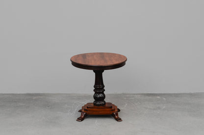 Salontisch im Biedermeier Stil in Mahagoni - zweite Hälfte des 20.Jahrhunderts
