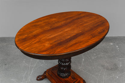 Salontisch im Biedermeier Stil in Mahagoni - zweite Hälfte des 20.Jahrhunderts