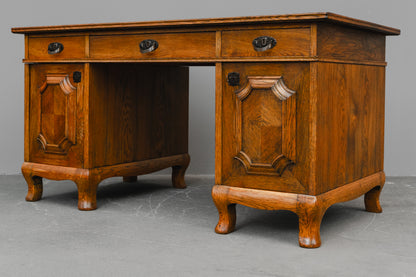 Jugendstil Schreibtisch in Eiche - Anfang des 20.Jahrhunderts