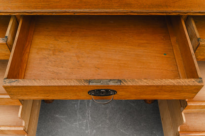 Jugendstil Schreibtisch in Eiche - Anfang des 20.Jahrhunderts