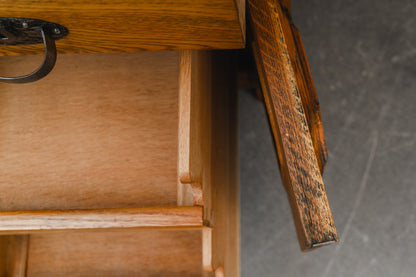 Jugendstil Schreibtisch in Eiche - Anfang des 20.Jahrhunderts
