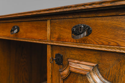 Jugendstil Schreibtisch in Eiche - Anfang des 20.Jahrhunderts