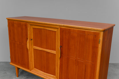 Mid-Century Highboard in Teak & Eiche - Mitte des 20.Jahrhunderts