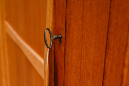 Mid-Century Highboard in Teak & Eiche - Mitte des 20.Jahrhunderts