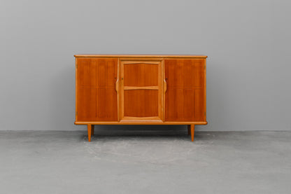 Mid-Century Highboard in Teak & Eiche - Mitte des 20.Jahrhunderts