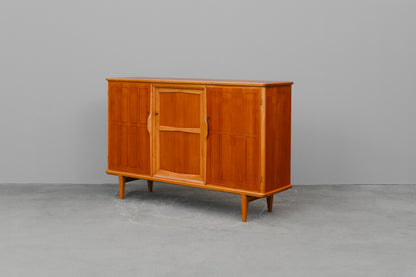Mid-Century Highboard in Teak & Eiche - Mitte des 20.Jahrhunderts