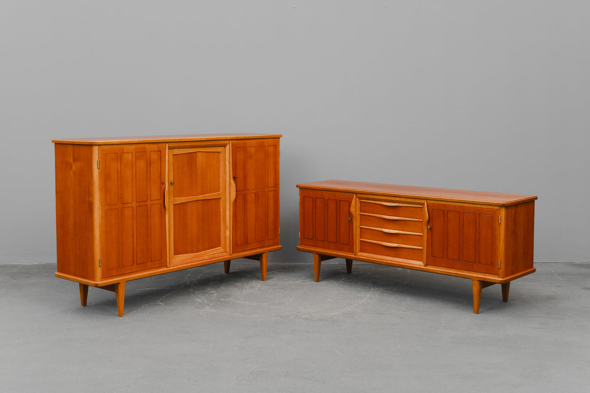 Mid-Century Sideboard in Teak - Mitte des 20.Jahrhunderts
