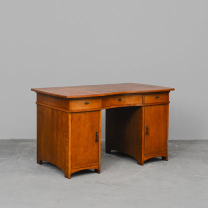 Jugendstil Schreibtisch in Eiche - Anfang des 20.Jahrhunderts