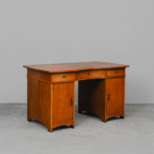 Jugendstil Schreibtisch in Eiche - Anfang des 20.Jahrhunderts