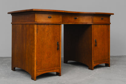 Jugendstil Schreibtisch in Eiche - Anfang des 20.Jahrhunderts