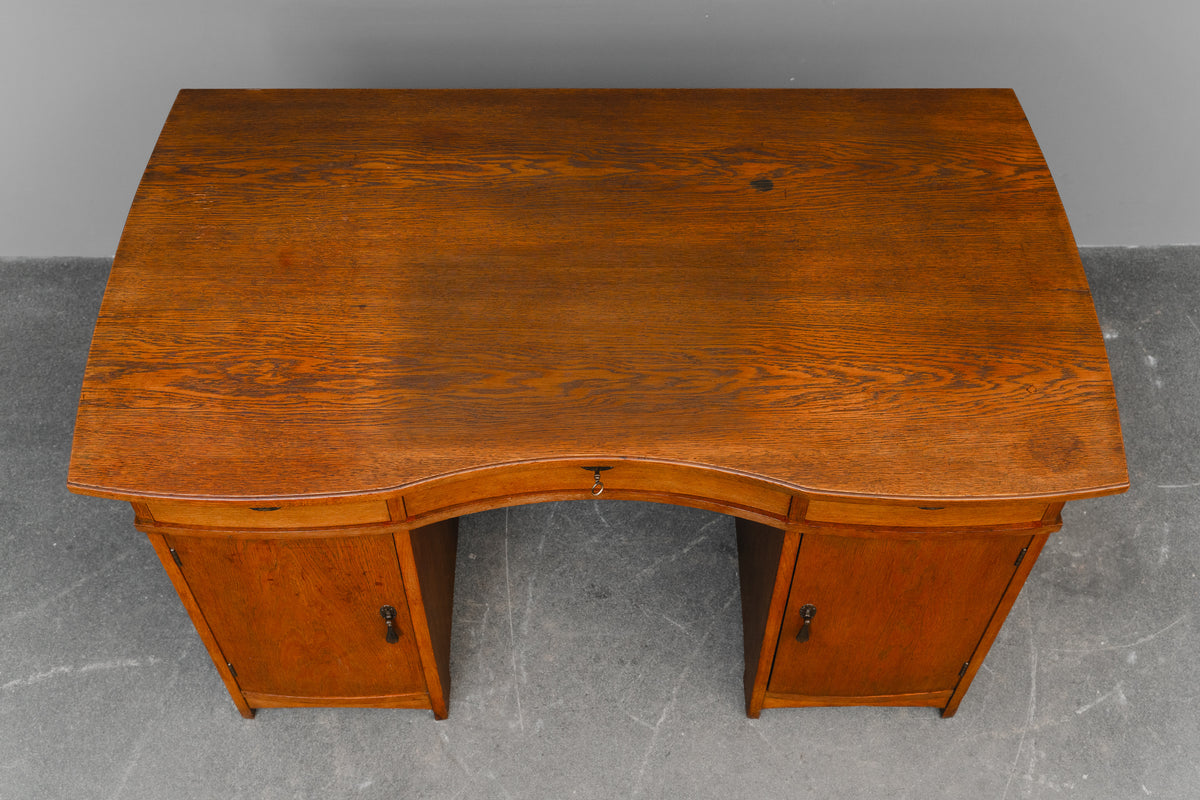 Jugendstil Schreibtisch in Eiche - Anfang des 20.Jahrhunderts