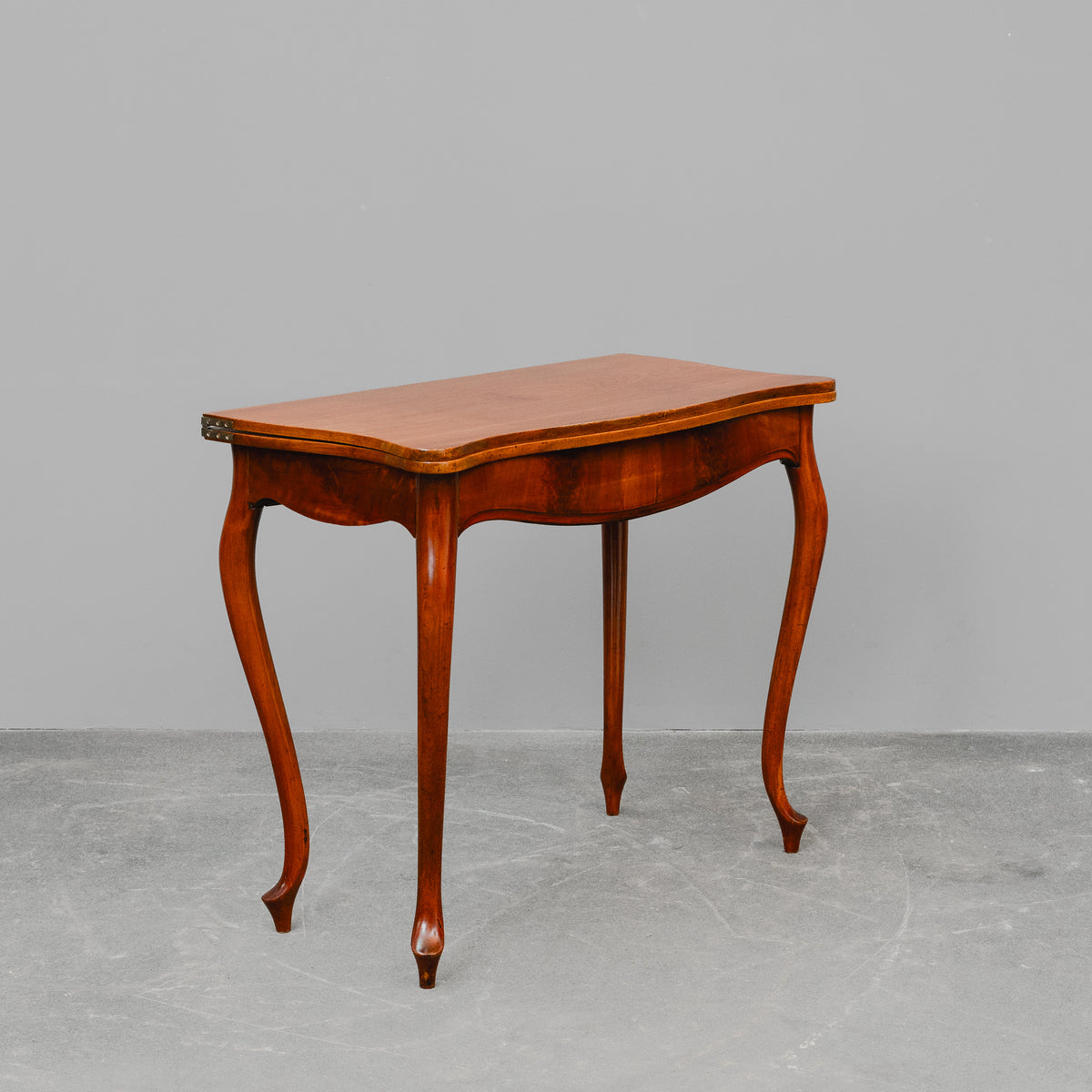 Louis Philippe Spieltisch / Konsolentisch in Mahagoni - zweite Hälfte des 19.Jahrhunderts