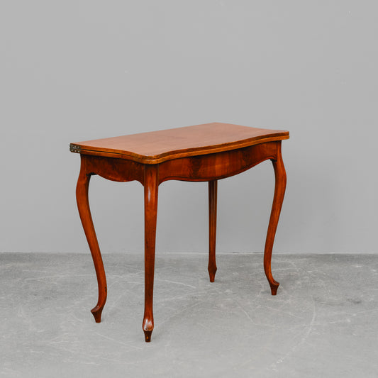 Louis Philippe Spieltisch / Konsolentisch in Mahagoni - zweite Hälfte des 19.Jahrhunderts