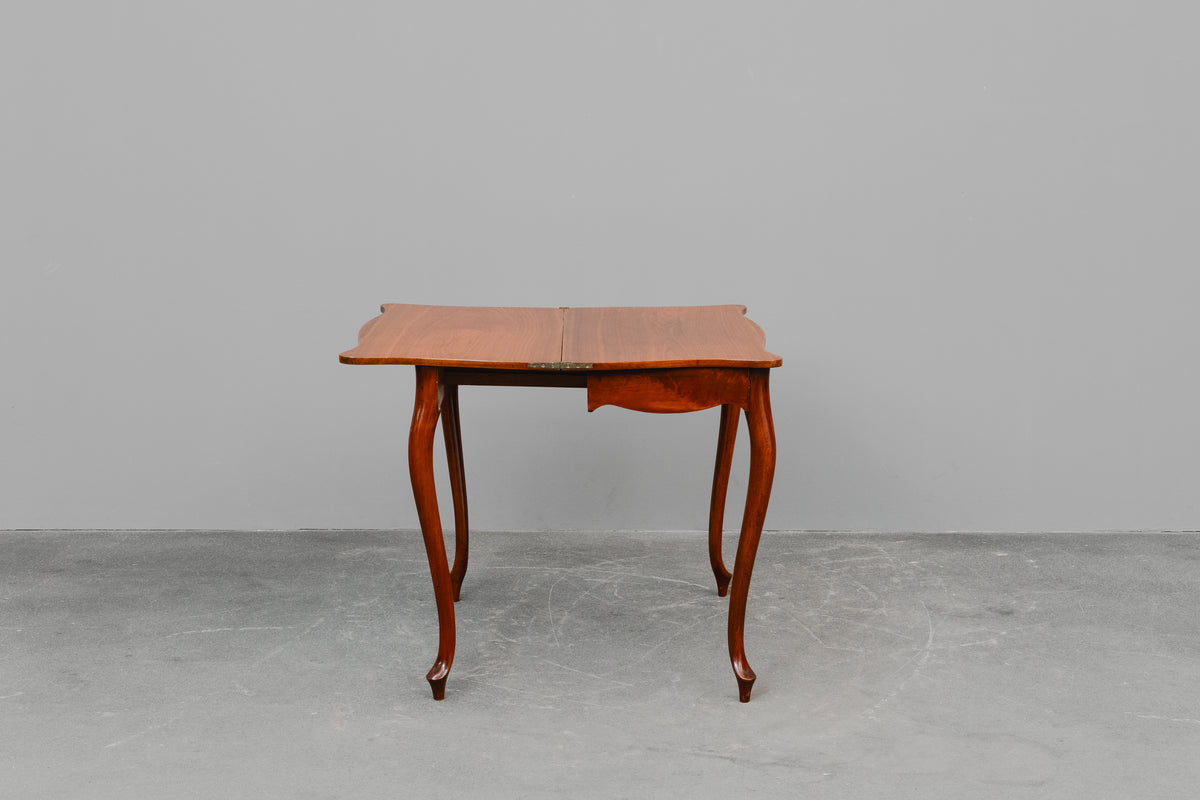 Louis Philippe Spieltisch / Konsolentisch in Mahagoni - zweite Hälfte des 19.Jahrhunderts