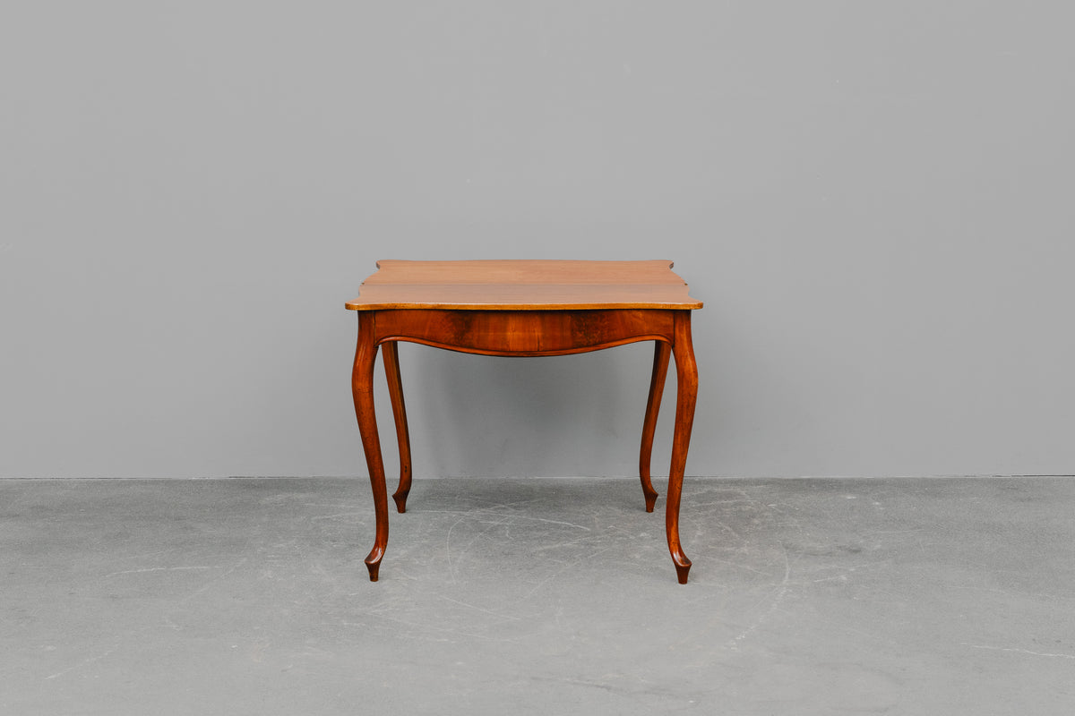 Louis Philippe Spieltisch / Konsolentisch in Mahagoni - zweite Hälfte des 19.Jahrhunderts