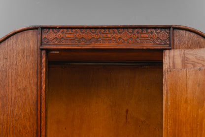 Garderobenschrank / Kleiderschrank im Englischen Stil - um 1900