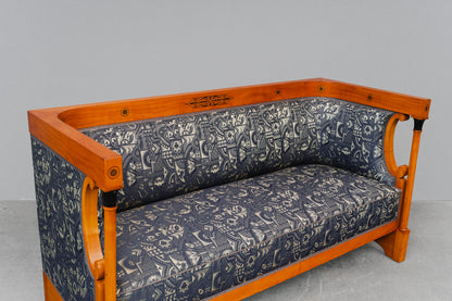Sofa im Biedermeier Stil in Kirsche - um 1910