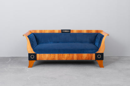 großes Biedermeier Sofa in Kirsche - erste Hälfte des 19.Jahrhunderts