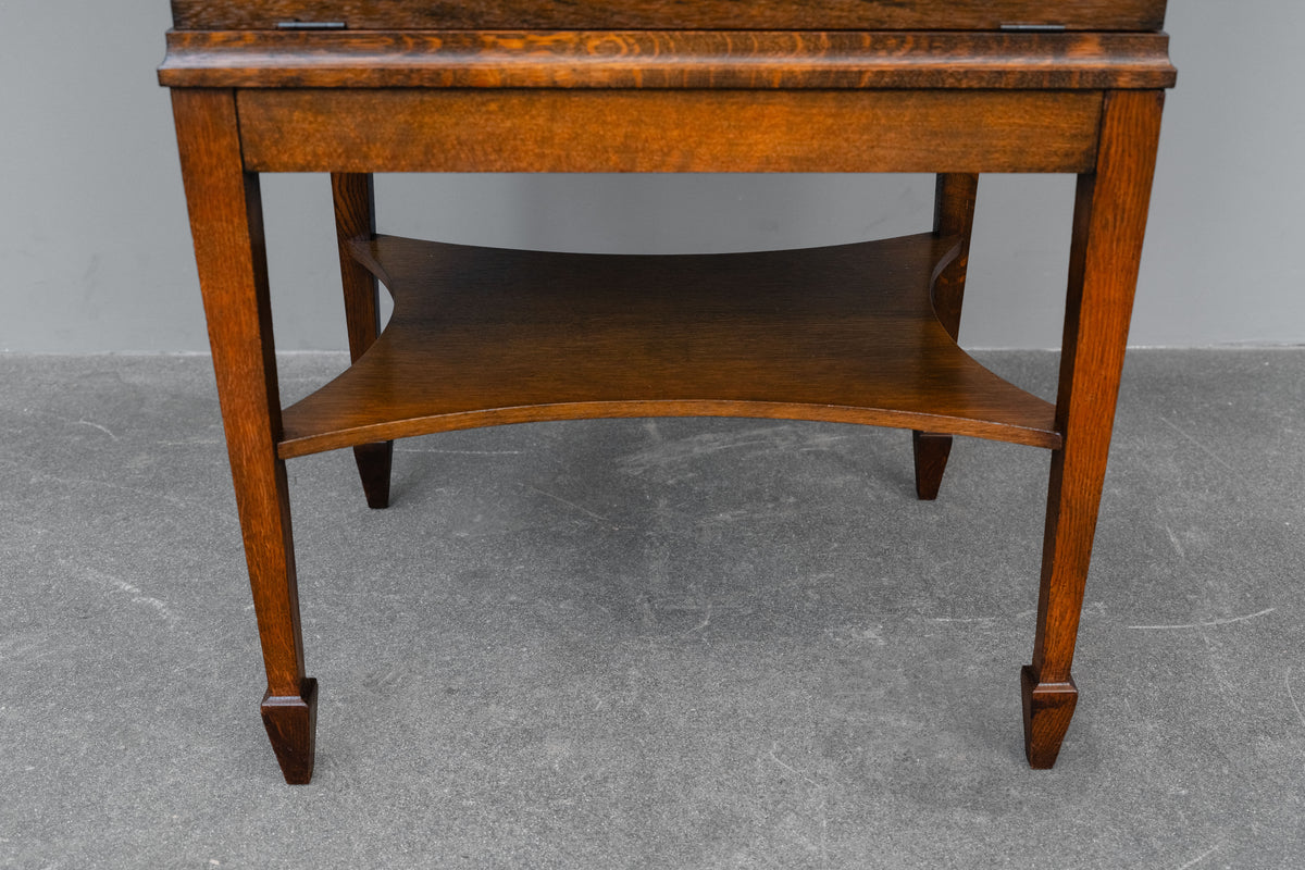Jugendstil Besteckschrank in Eiche - um 1900