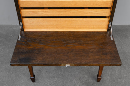 Jugendstil Besteckschrank in Eiche - um 1900