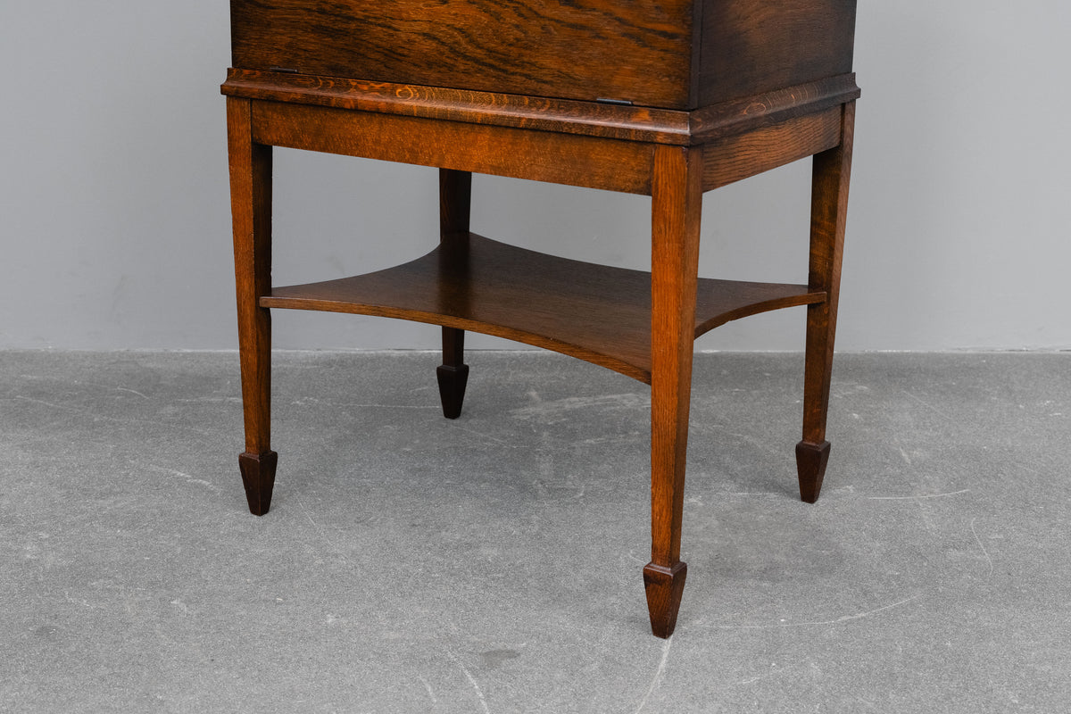 Jugendstil Besteckschrank in Eiche - um 1900