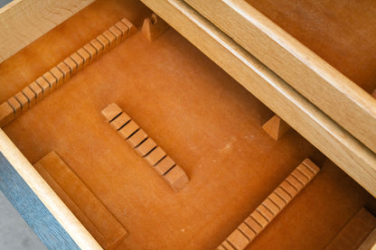Jugendstil Besteckschrank in Eiche - um 1900