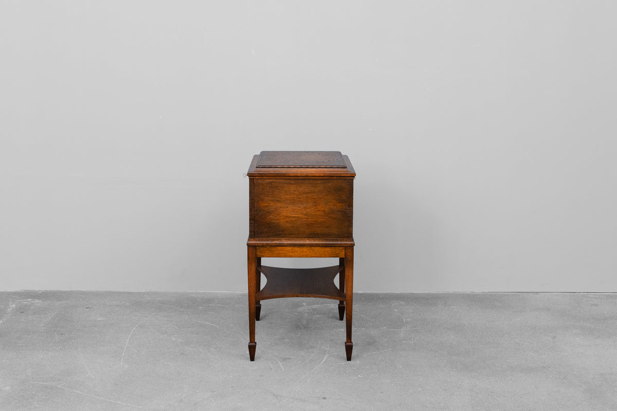 Jugendstil Besteckschrank in Eiche - um 1900