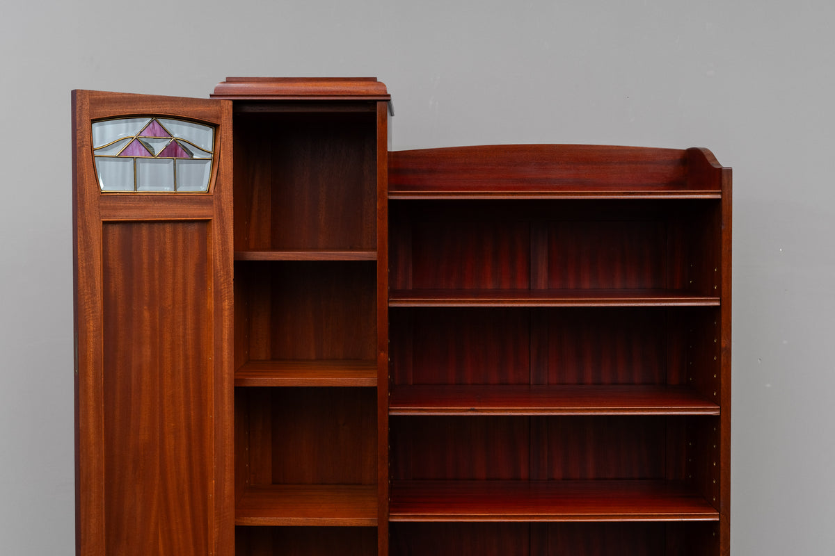 Jugendstil Bücherschrank in Mahagoni - Anfang des 20.Jahrhunderts