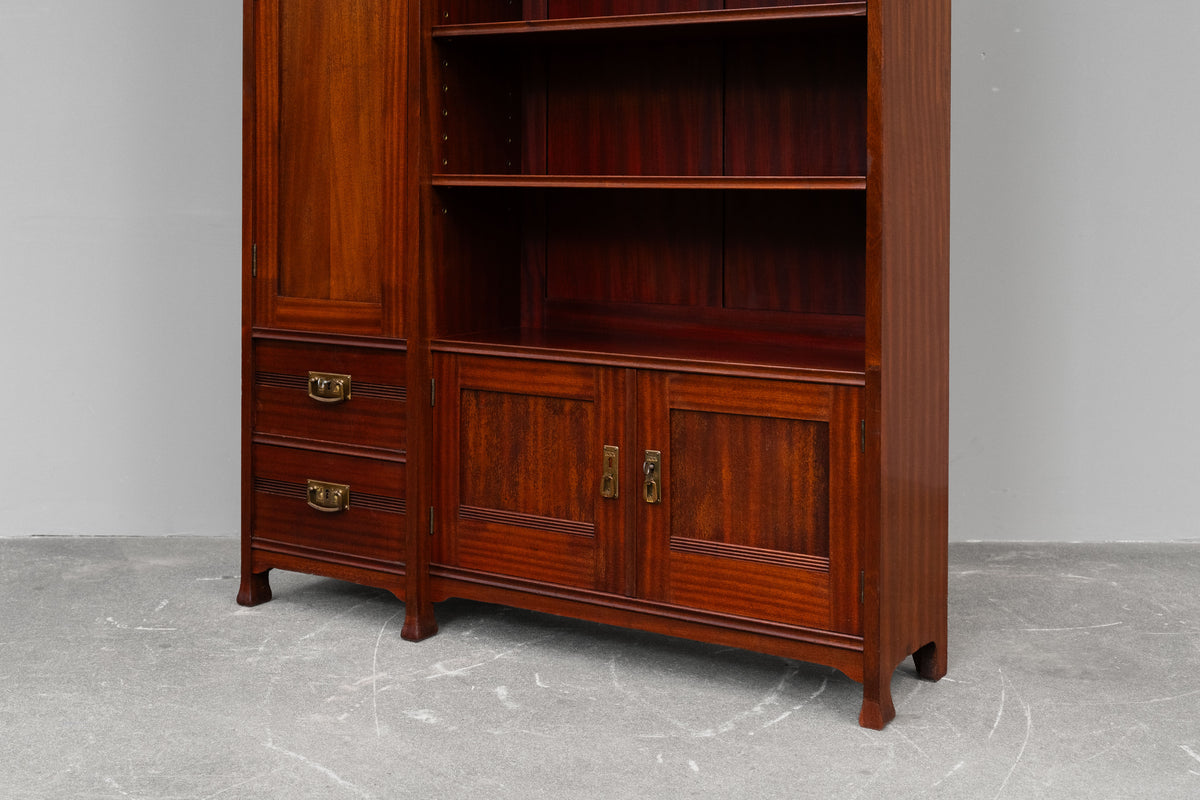 Jugendstil Bücherschrank in Mahagoni - Anfang des 20.Jahrhunderts