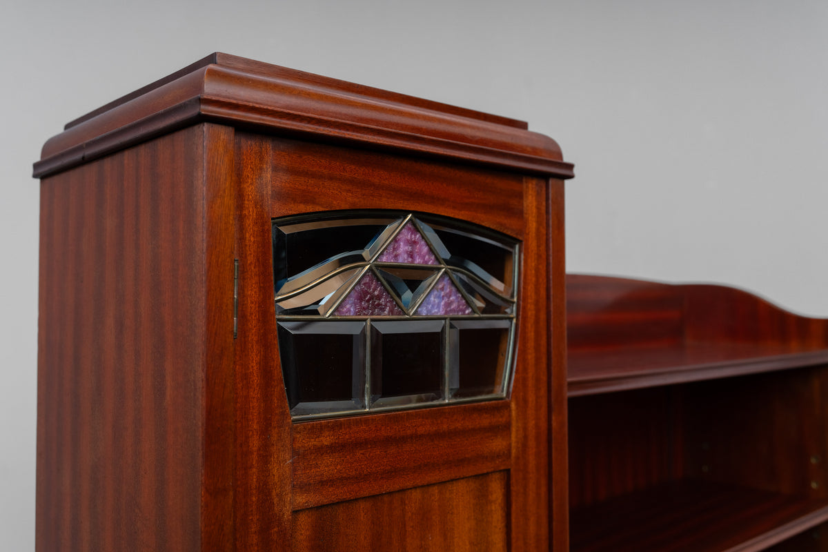 Jugendstil Bücherschrank in Mahagoni - Anfang des 20.Jahrhunderts
