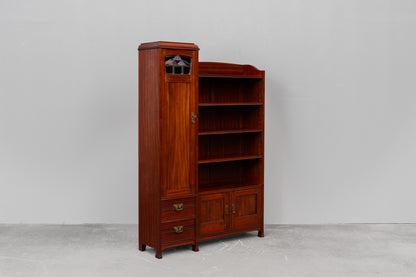 Jugendstil Bücherschrank in Mahagoni - Anfang des 20.Jahrhunderts