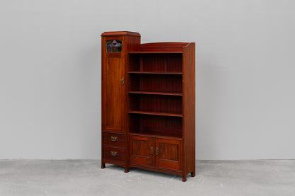 Jugendstil Bücherschrank in Mahagoni - Anfang des 20.Jahrhunderts