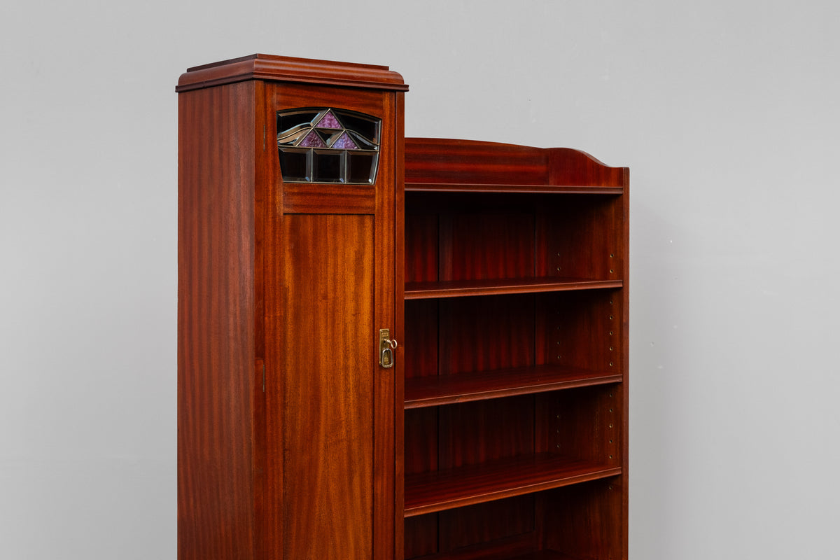 Jugendstil Bücherschrank in Mahagoni - Anfang des 20.Jahrhunderts