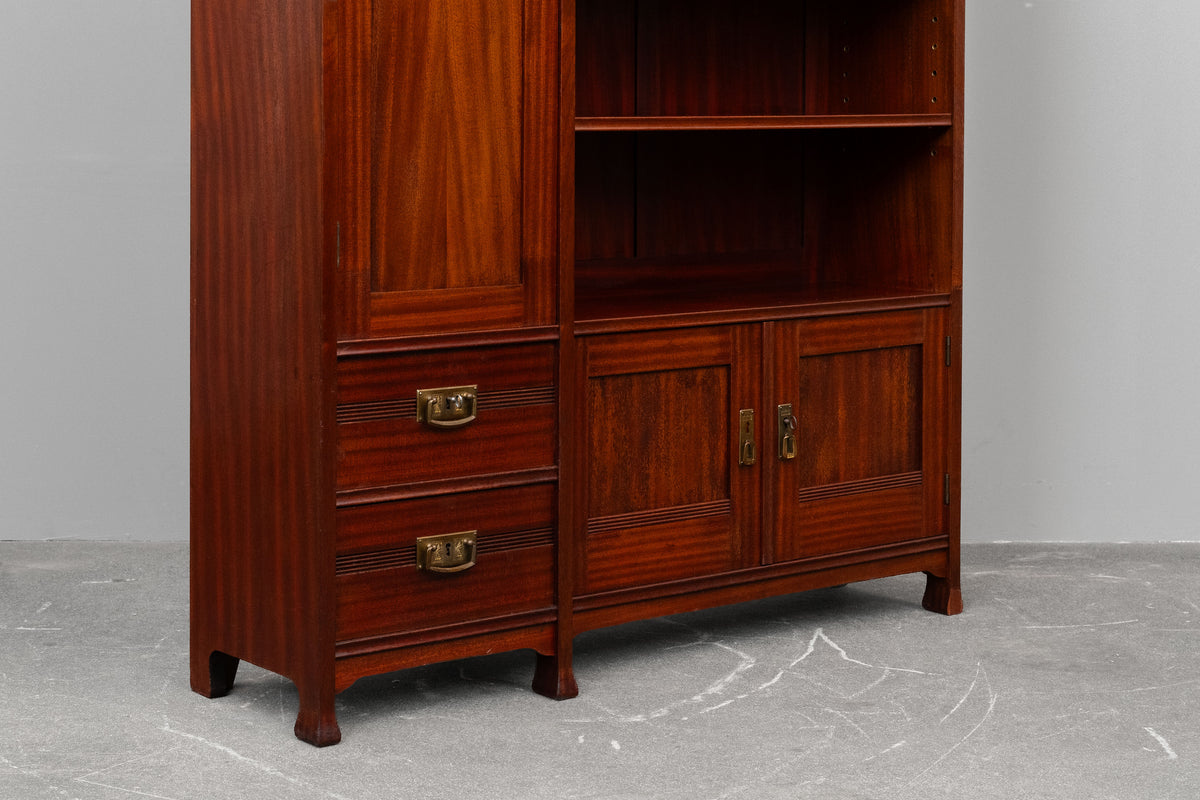 Jugendstil Bücherschrank in Mahagoni - Anfang des 20.Jahrhunderts