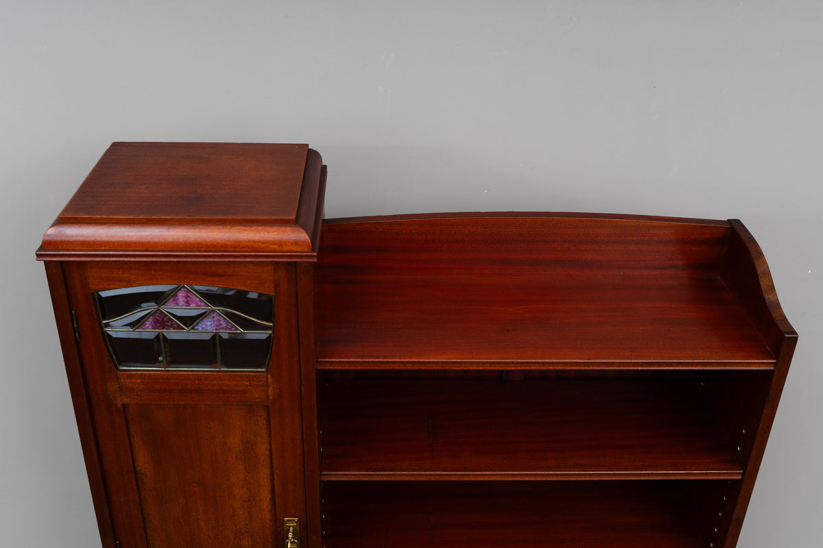 Jugendstil Bücherschrank in Mahagoni - Anfang des 20.Jahrhunderts