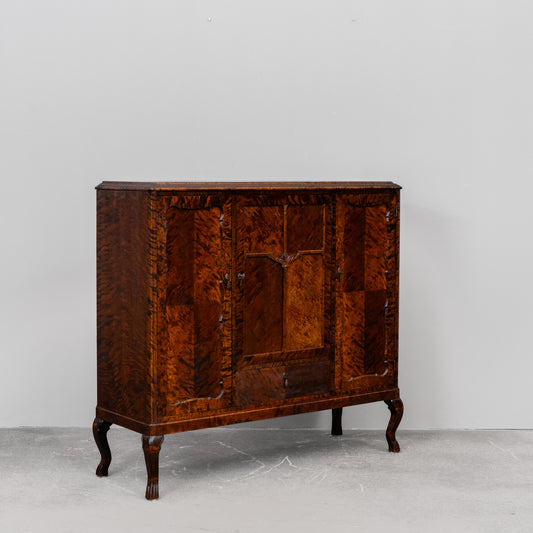 Art Déco Esszimmerschrank in Birke - erste Hälfte des 20.Jahrhunderts
