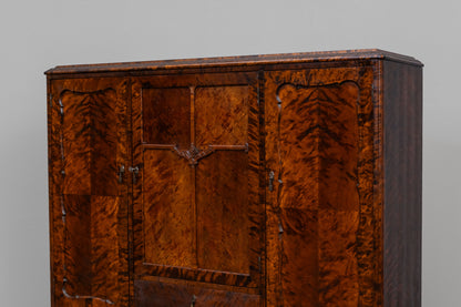 Art Déco Esszimmerschrank in Birke - erste Hälfte des 20.Jahrhunderts