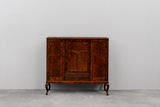 Art Déco Esszimmerschrank in Birke - erste Hälfte des 20.Jahrhunderts