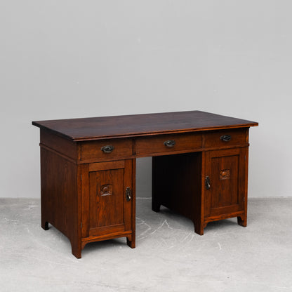 Jugendstil Schreibtisch in Eiche - erste Hälfte des 20.Jahrhunderts