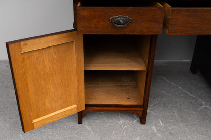 Jugendstil Schreibtisch in Eiche - erste Hälfte des 20.Jahrhunderts