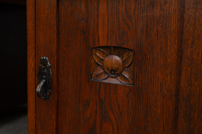 Jugendstil Schreibtisch in Eiche - erste Hälfte des 20.Jahrhunderts