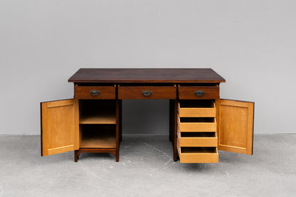 Jugendstil Schreibtisch in Eiche - erste Hälfte des 20.Jahrhunderts