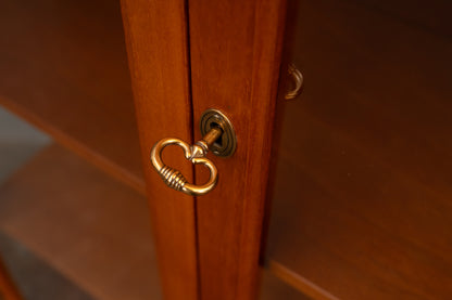 Vitrinenschrank im Biedermeier Stil - Ende des 20.Jahrhunderts