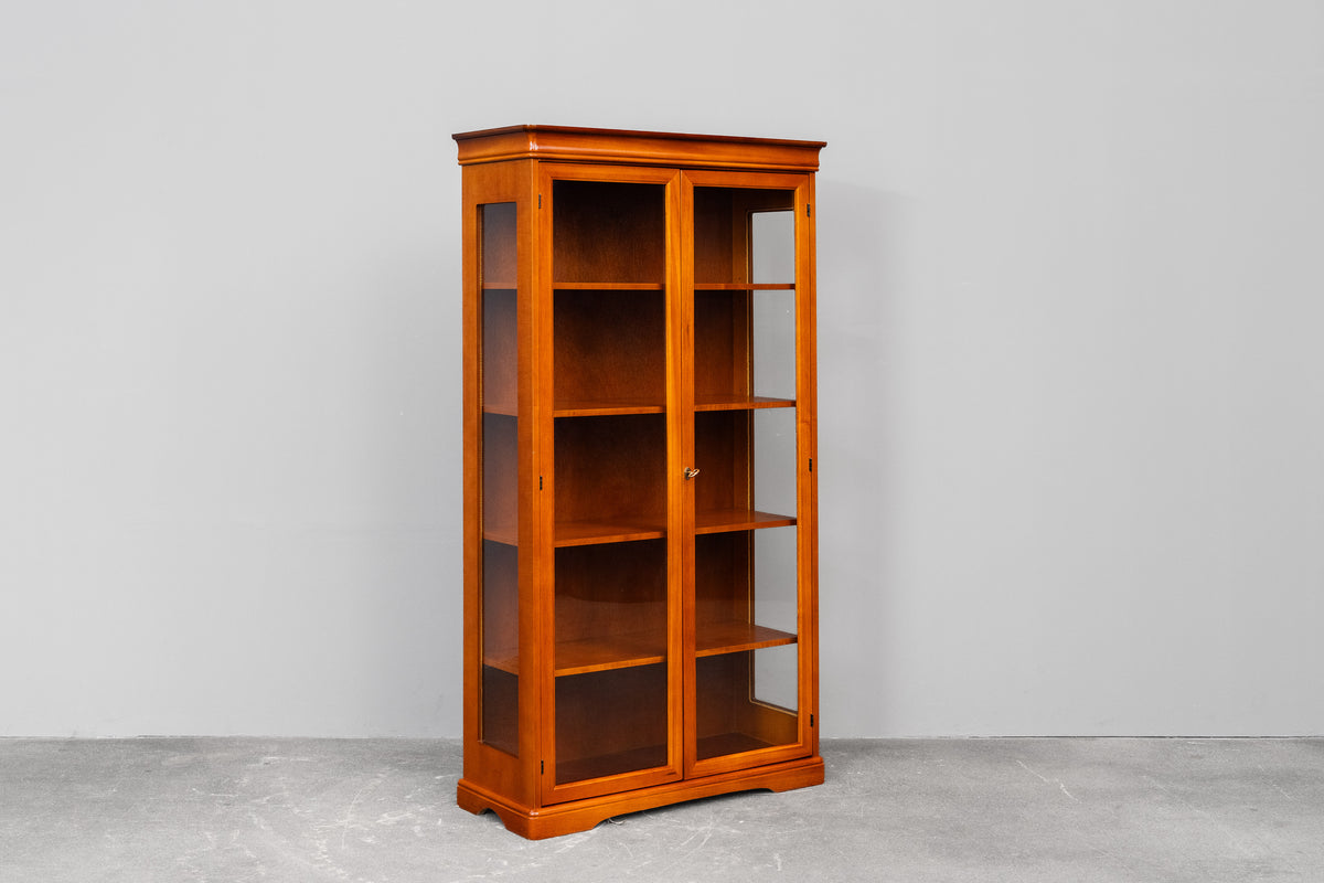 Vitrinenschrank im Biedermeier Stil - Ende des 20.Jahrhunderts